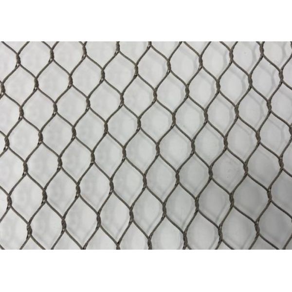 Anti Rust Balustrade Cable Mesh 50*50 Stainless Steel Cable Mesh