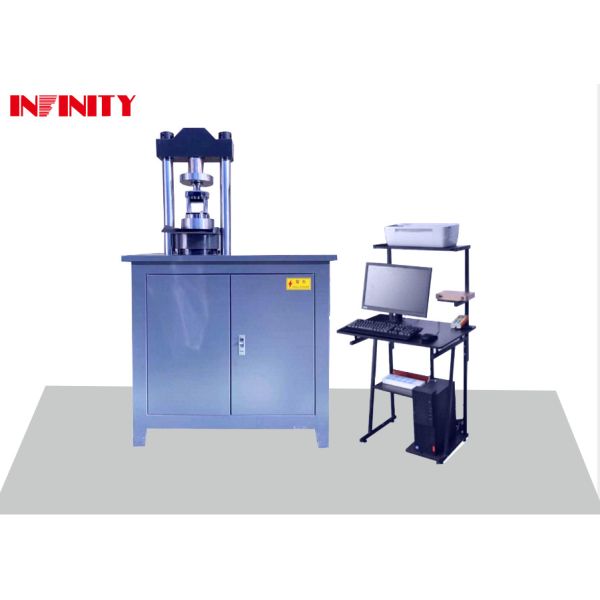 0.01kN Resolution Microcomputer Electro-hydraulic Servo Compression Testing Machine