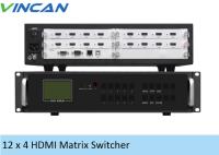 Multi controlador video LCD 12 da parede do formato 2x2 HDMI em 4 para fora do RJ45