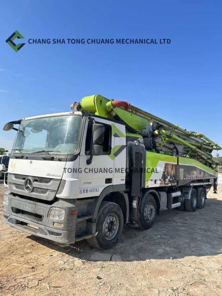 2019 Zoomlion ZLJ5440THBBE 63X-7 RZ Quatro eixos 63M Mercedes Chassis Caminhão de bomba de concreto