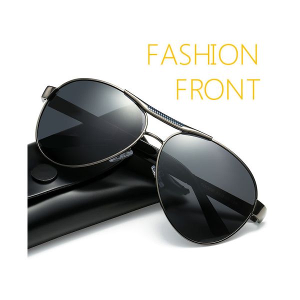 Round Mens Luxury Sunglasses BSCI Polarized Outdoor Sports Men Driving