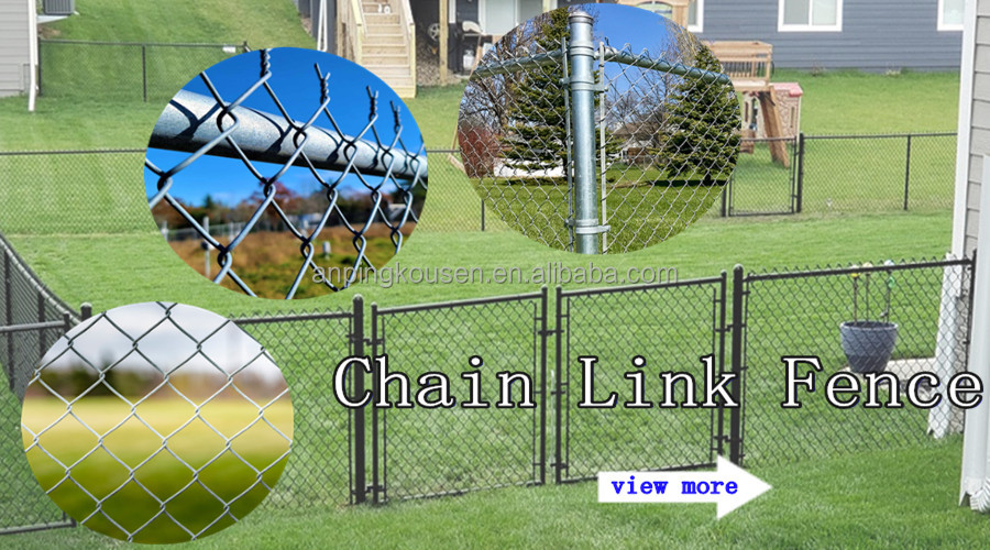 6ft X 50ft ПВХ покрытый оцинкованный стальной цепной ссылки ограждения для промышленных применений