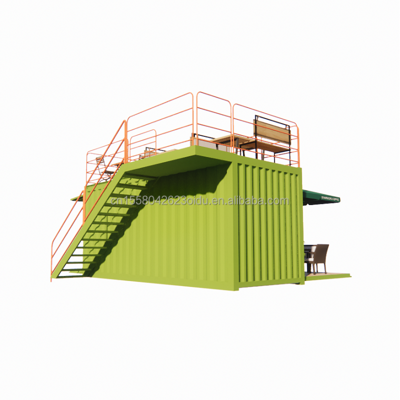 Galvanized Steel Square Tubes 20ft Luxury Container Room for Coffee Shop Guard Room Office Bar and Family Bar Producer