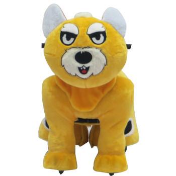 Medium plush electric toy car / small animal plush car / simulation animal car