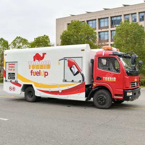 Vehículo de transporte de combustible líquido inflamable Par máximo 500 - 1000 Nm Tracción 4X2