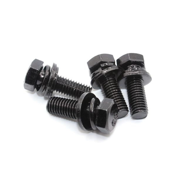 Продаются сборки для стиральной машины с пружинным замком из углеродистой стали, черного оксида, шестигранных болтов