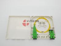  Caixa da terminação da fibra ótica de 2 portos com as tranças de SC/APC & fogo dos adaptadores o anti Anti-UV