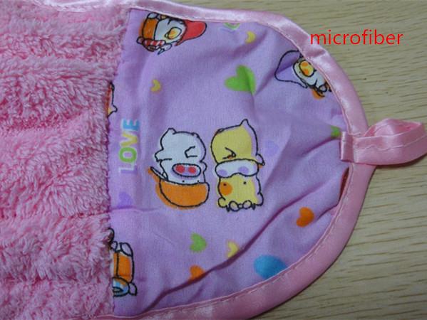 limpeza colorida cor-de-rosa do banheiro da mão de toalhas de cozinha de Microfiber dos desenhos animados de 30 * de 44cm