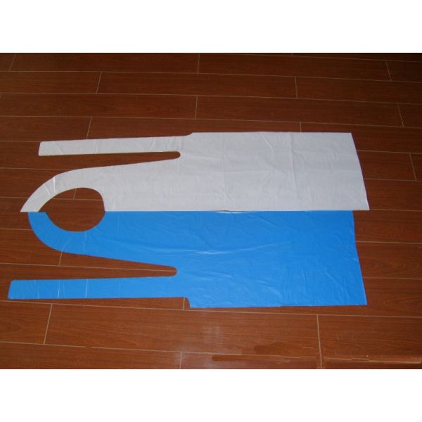 Waterproof Disposable Plastic Gowns For Home Care / Beauty Shop Multi Colored