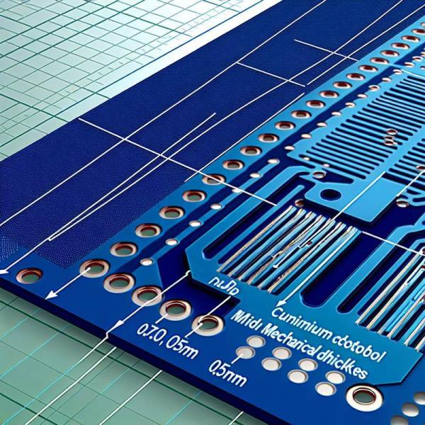 0.1mmドリル穴と0.05mmコア厚のHDI PCB基板