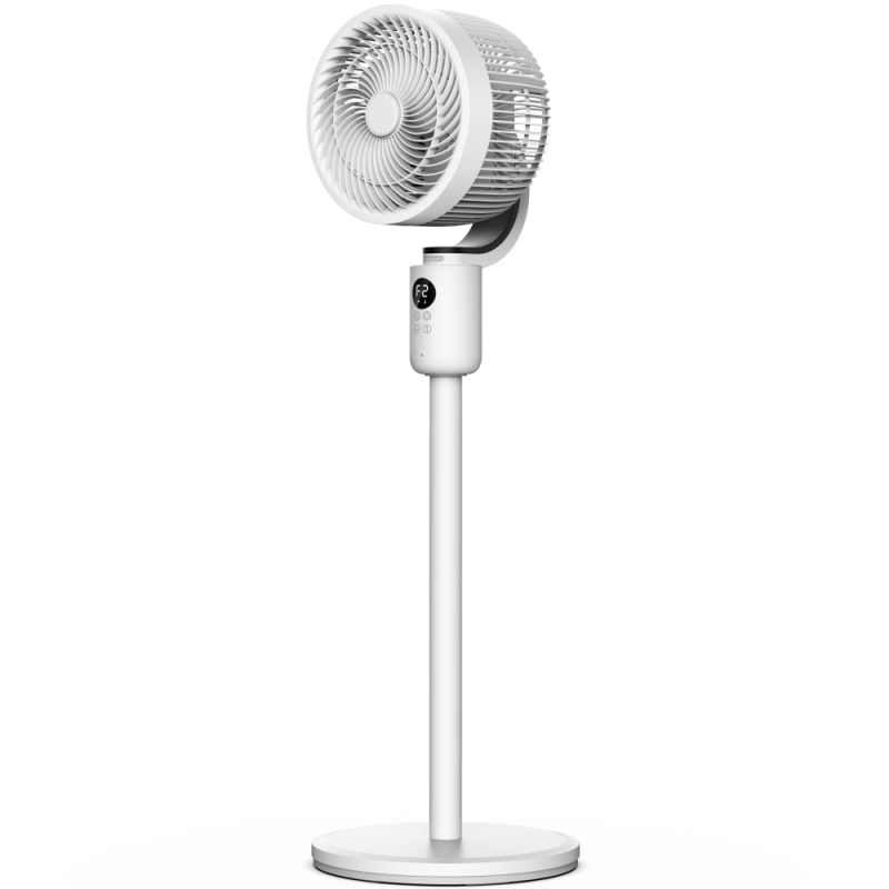 Electric Stand Fans Air Cooling Fan with AI Voice Control Voice Air Circulation Fan