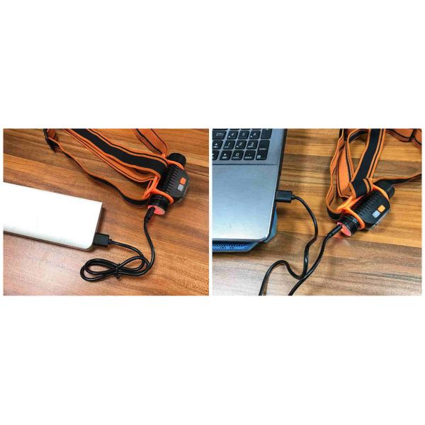 Motion Sensor Rechargeable LED Headlamp With 350 Lumen Output And IP65