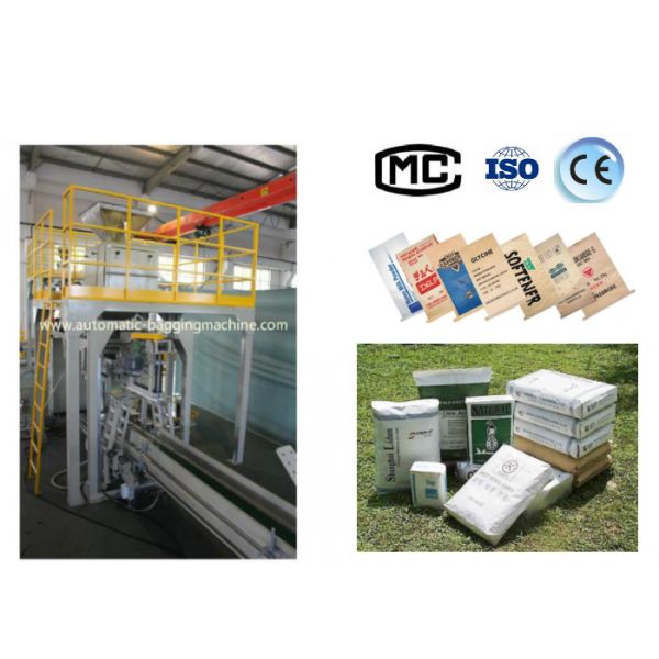 plastics partical / powder  25kg  open mouth bag weighing packing machine 30-250 Bag per hour