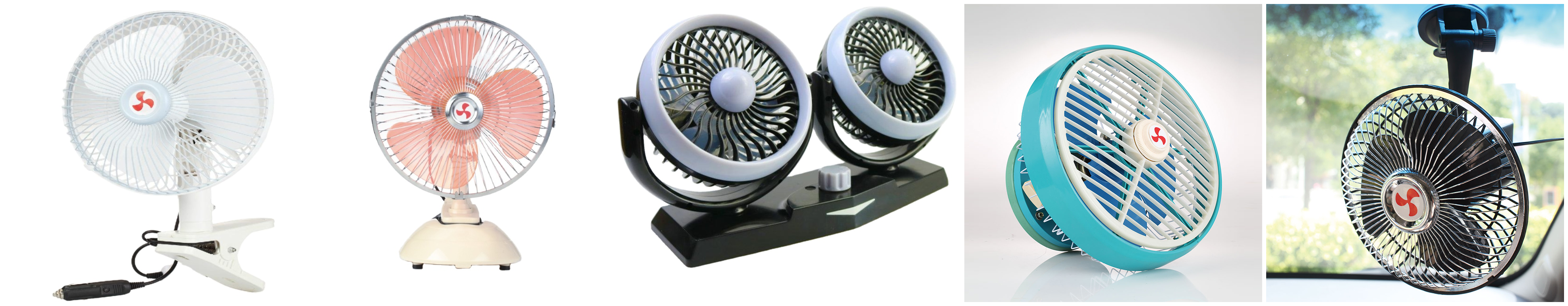 8 Inch Metal 11.5kg 24W 24V Car Fan