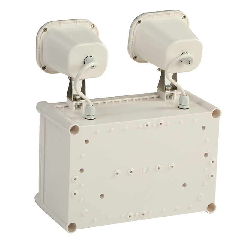 Twin Head Battery 12W LED Emergency Light IP65 Waterproof Wall Mounted TL084AN