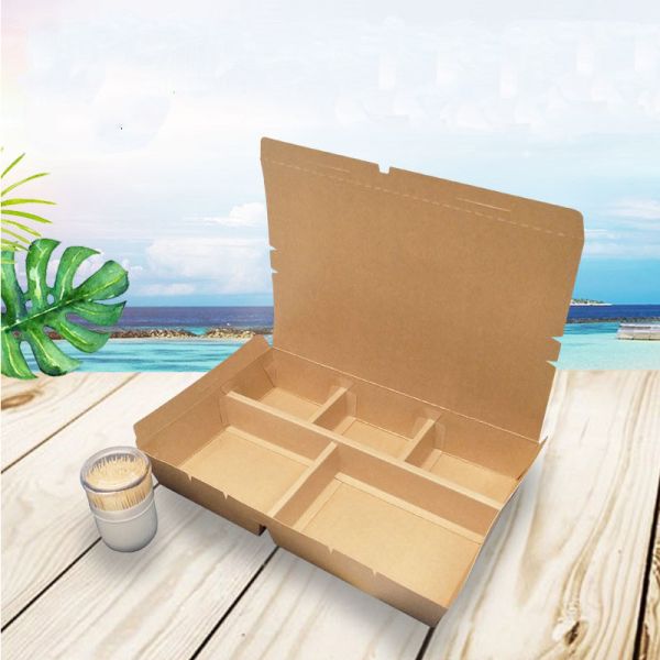 Food Paper Box Multi-Lattice Dining Box