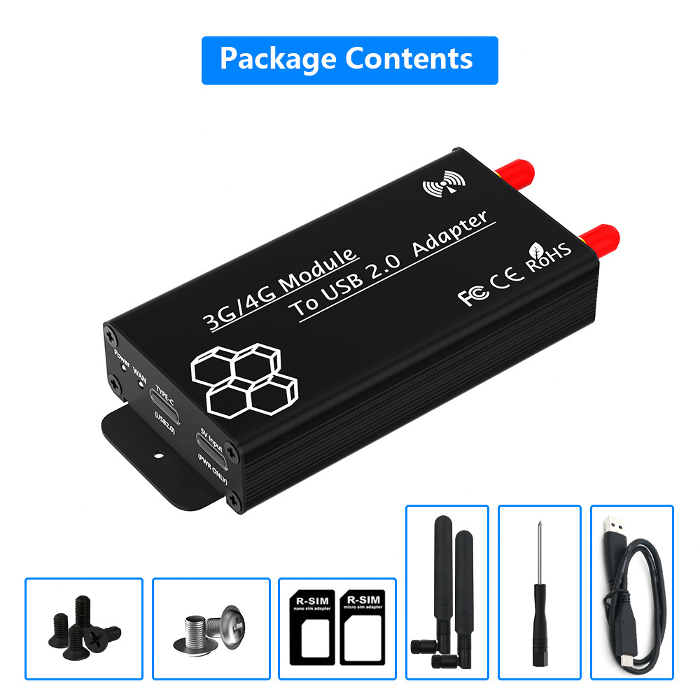 4G беспроводный мини PCI-E к USB 2.0 тип C адаптер ODM