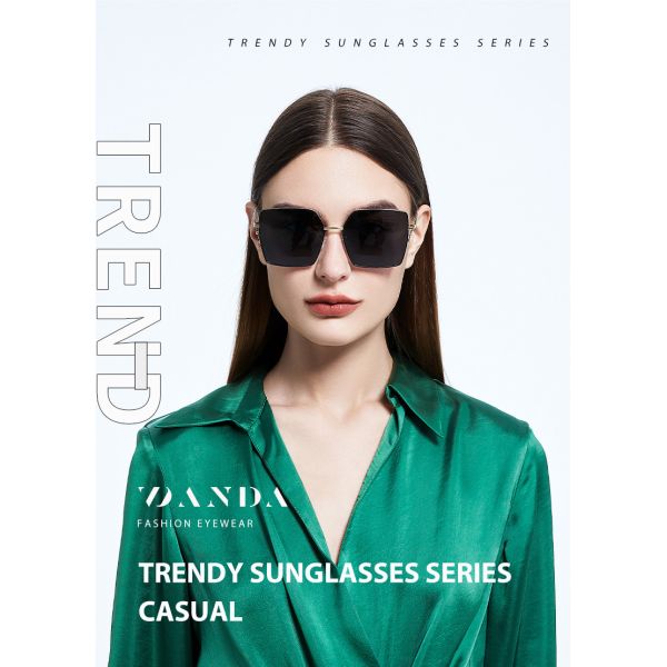 OEM рамки оправы солнечных очков женщин металла защиты UV400 полный