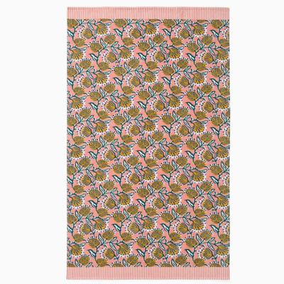 Reversible Beach Towel with Double-Sided Design and Different Patterns on Each Side for Versatile Beach Style