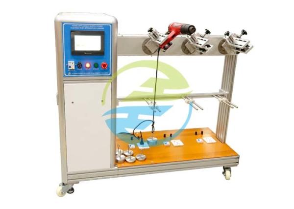Equipamento de teste de eletrodomésticos 60rpm 3 estações Aparelho de teste de flexão para cabo de alimentação