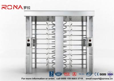 Identificação rápida completa controlada das portas de segurança do torniquete da altura da segurança com a porta dobro com cartão do RFID