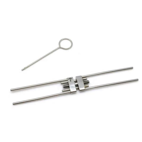 Instruments dentaires en acier inoxydable de type normal et de type pied-de-biche Orthodontique Mini Expandant vis de rétraction vis Hyrax