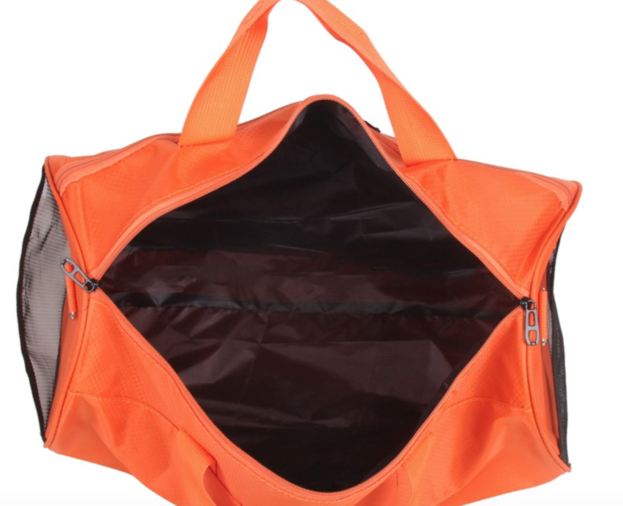 45*25CM Outdoor Light Weight Orange Color Waterproof Coated Polyester Oxford Barrel Travel Bags