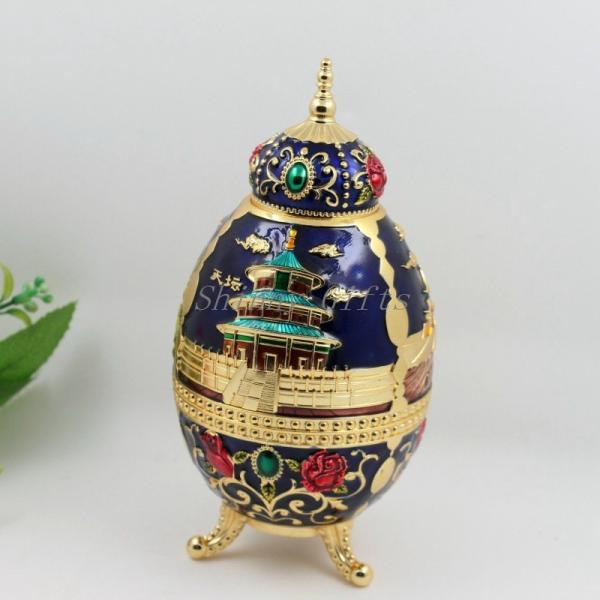 Shinny Gifts Vintage European Home Decor Metal Craft Gifts Automatic Toothpick Holder