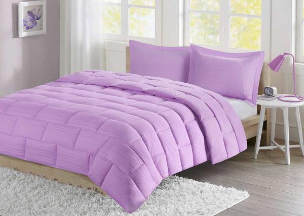 Seersucker Warm Queen Size Down Comforter , Summer Weight Down Comforter