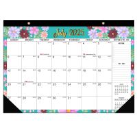 Fin de mes Calendario de pared personalizado con papel brillante y impresión a todo color