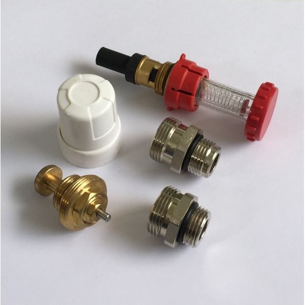 Stainless Steel Floor Heating Manifolds Set With Flow Meter , Flow Meter SS Manifold