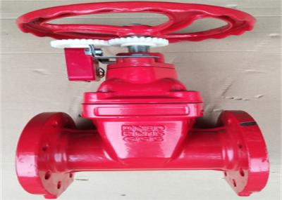 Flange End Gate Fire Protection Valves Anticorrosive Leakproof 1.6 Mpa