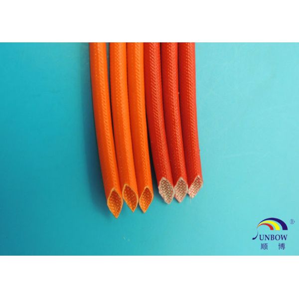 Insulation Colorful Acrylic Fiberglass Sleeving for Class F AC Motors / Generator / Transformer