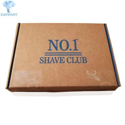 Caixas impressas feitas sob encomenda luxuosas de Logo Kraft Corrugated Packaging Mailer