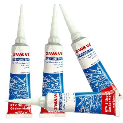 RTV Sédatif en silicone Moteurs automobiles gris Sédatif antipoussière Composant électronique