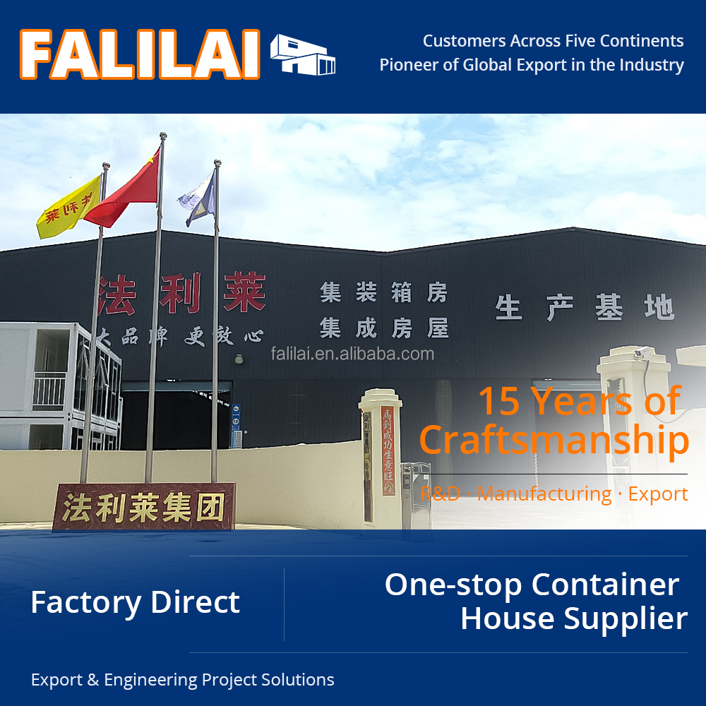 High Quality Easy Assembly 20ft Folding Container House Modular Container Unit Portable Site Office Prefab Dormitory Bathroom