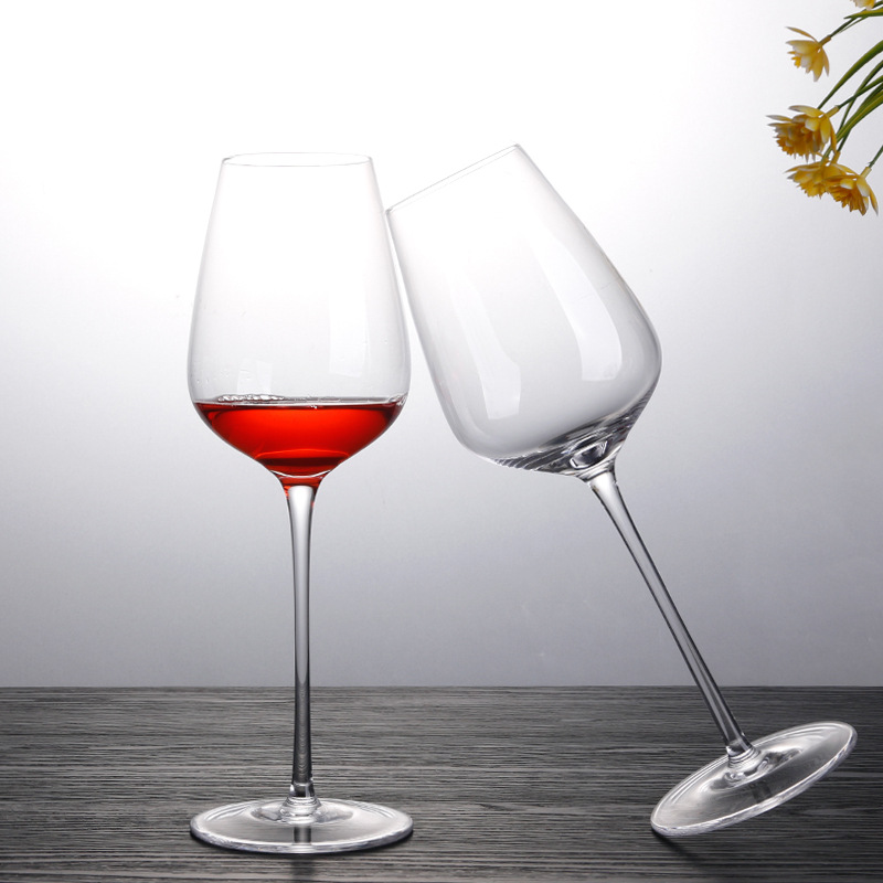 Стекла дунутые рукой неэтилированные, бокалы красного цвета Бордо наградного итальянского стиля кристаллические