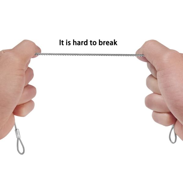 Stainless Steel Wire Rope Sling with Eye Loops AISI304/316