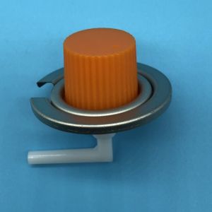 Une soupape de bouteille de gaz universelle pour camping.