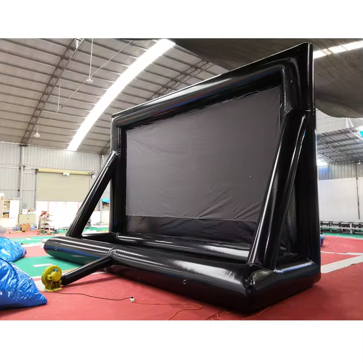 Outdoor Inflatable Projector Screen Air Sealed Double-Sided Projection for Gatherings