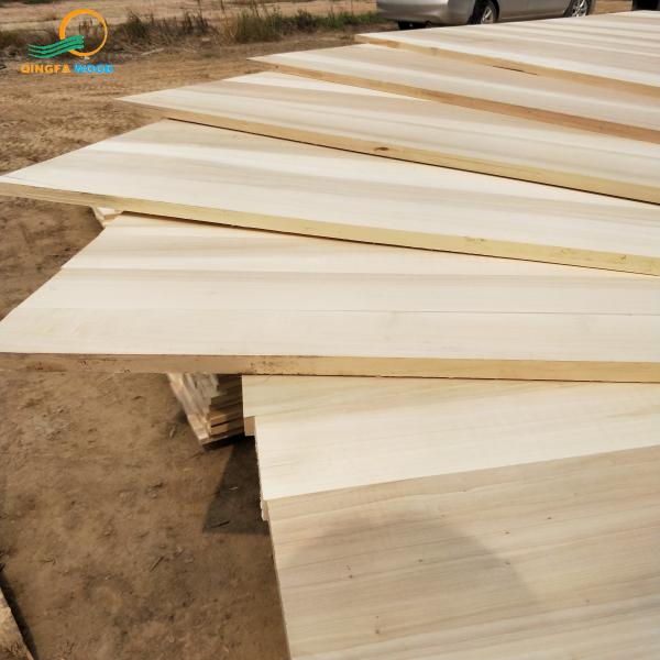 Teor de humidade 8-12% Painéis colados de borda de álamo para móveis Cola ecológica