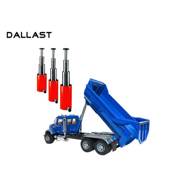 Ram Dump Truck Trailer Tipper hidráulico telescópico agrícola