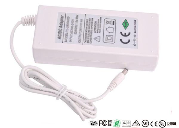 2A 24V Power Supply Adapter AC DC Adaptor 120Vac 60Hz For LCD LED CCTV Camera