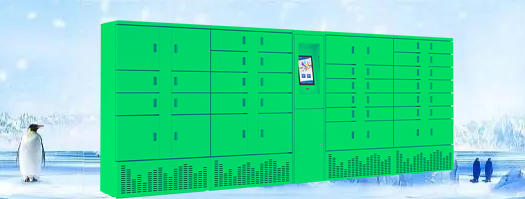 Outdoor Parcel Refrigerated Delivery Lockers Smart Electronic Cool With Auto Close Door