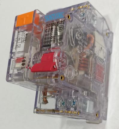 IEC60898 30mA 25A 27mm RCBO Circuit Breaker 4.5KA