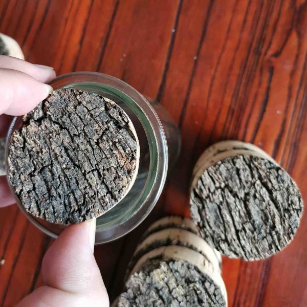 Верхняя часть коры пробочки крышек пробочки опарника свечи Yuelin FSC Antiwear укупоривает высокое Dendity