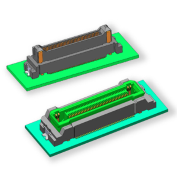 Floating Board to Board Connector 0.5mm Pitch Single Slot SMT match HRS FX23L