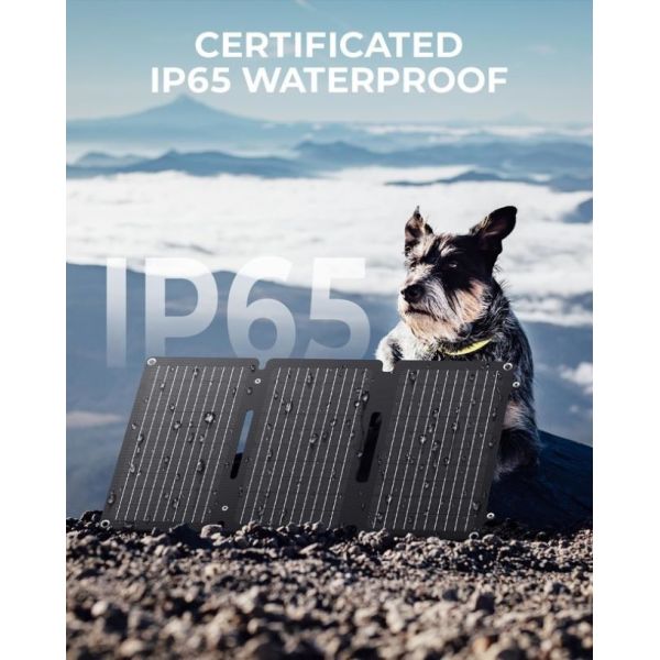 ETFE Waterproof 900D PVC Solar Panel Charger 30W Foldable Solar Panel For Camping