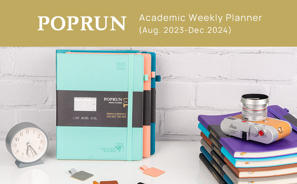 17 Months Medium Academic Planner 2024 Еженедельный и ежемесячный дизайн