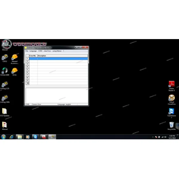 Тяжелое строительное оборудование для Liebherr SCULI Диагностический кран экскаватор грузовик Диагностический Liebherr Диагностический комплект
